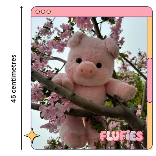 Image of Flufies Plush Soft Toys for New Born Baby and Baby Boy - Soft and Easy Wash Plush - Huggable Plush Toys for Girls and Boys - Soft Toy for Home Decor (Running Plushie - Pink)