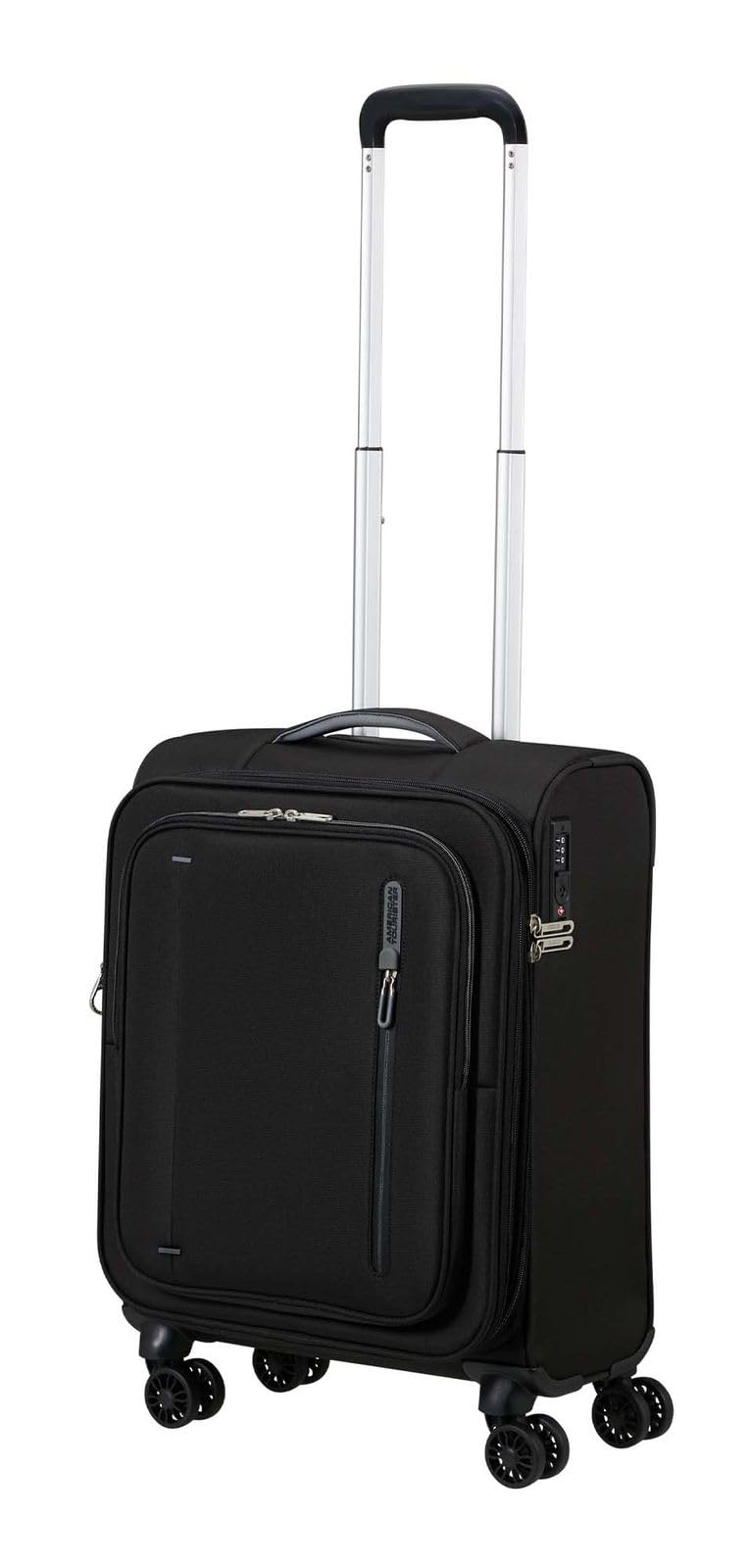 American Tourister Trolley Cloudrider Spinner Exp. TSA Jet Black Negro 55cm