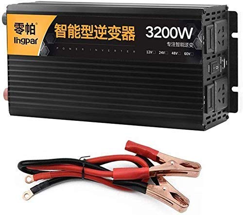 2500W 3200W 4200W 5200W Pure Sinus DC-Wandler 12V/24V AC 220~230V/USV Sektorstecker und Anschlüsse USB-Autotransformator Notebook