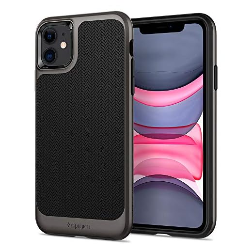 Spigen Neo Hybrid Skal Kompatibel med iPhone 11 Fodral -Gunmetal