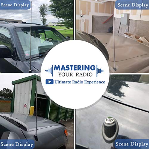 Anina Power Antenna Mast For 1996-2005 Toyota 4 Runner Hilux Prado Stainless Steel Mast For 86337 35111 A, 86337-35111-A, 86337-35111A, 8633735111A #TOP2