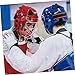 Angoily Taekwondo Mask, 4pcs Clear Kickboxing Sparring Headgear, Breathable Martial Arts Face Protection, Adjustable Strap for Men & Women, Detachable Thickening