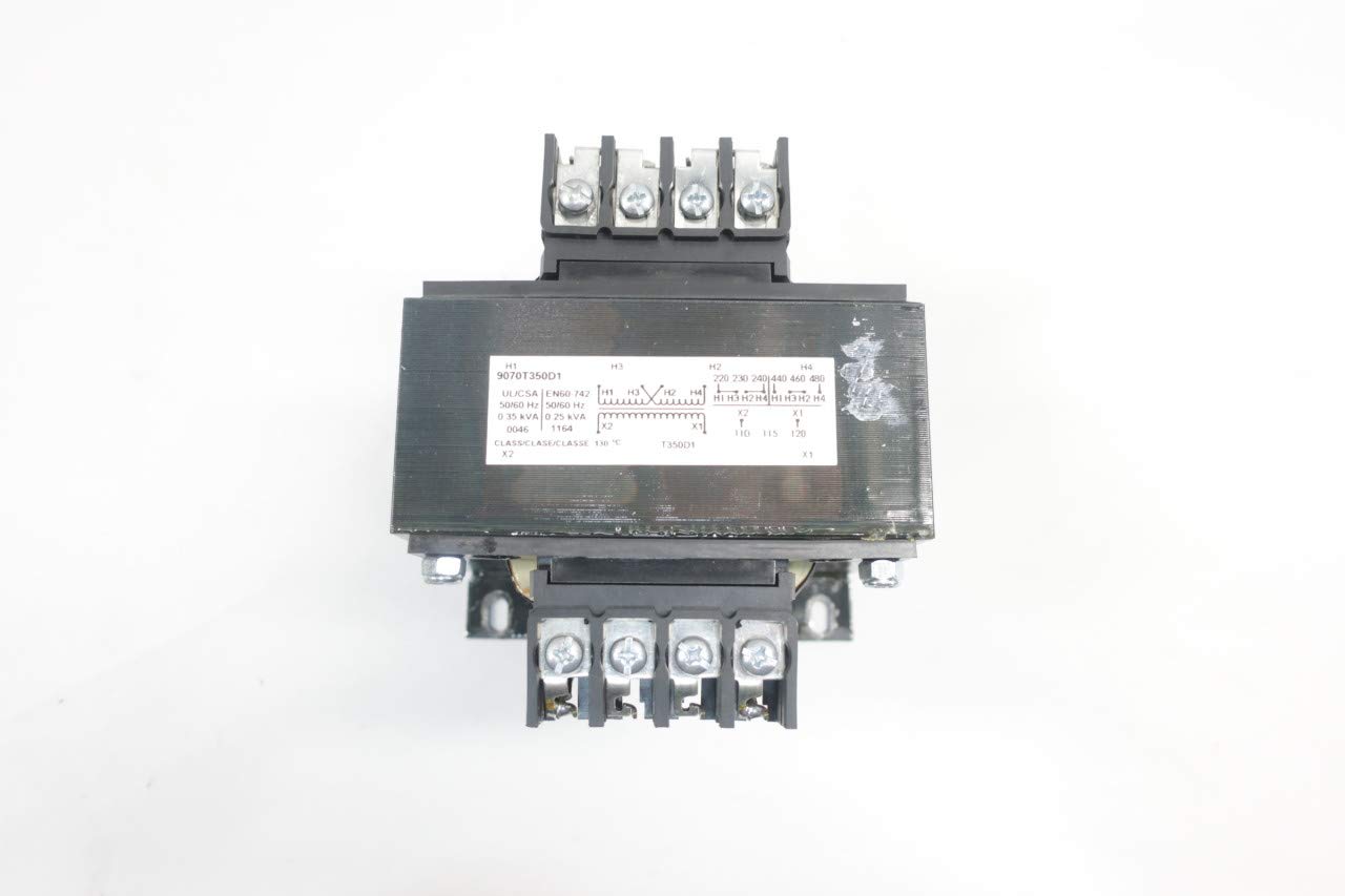 SQUARE D 9070T350D1 0.35KVA Voltage Transformer 240/480V-AC 120V-AC D654918