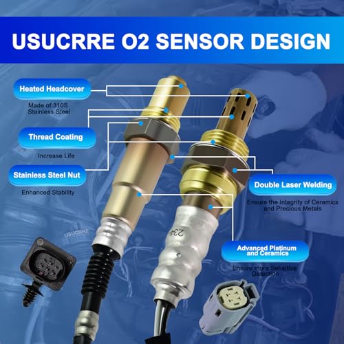 4 Pcs Sensor de Oxígeno O2 Repuesto Ford F-150 2011-2014 miniatura 3