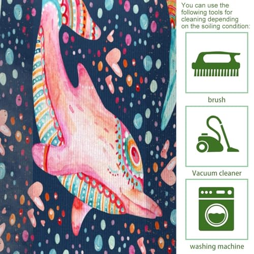 Tapis de cuisine dauphin lavable pour éviter les glissades devant l'évier - 5