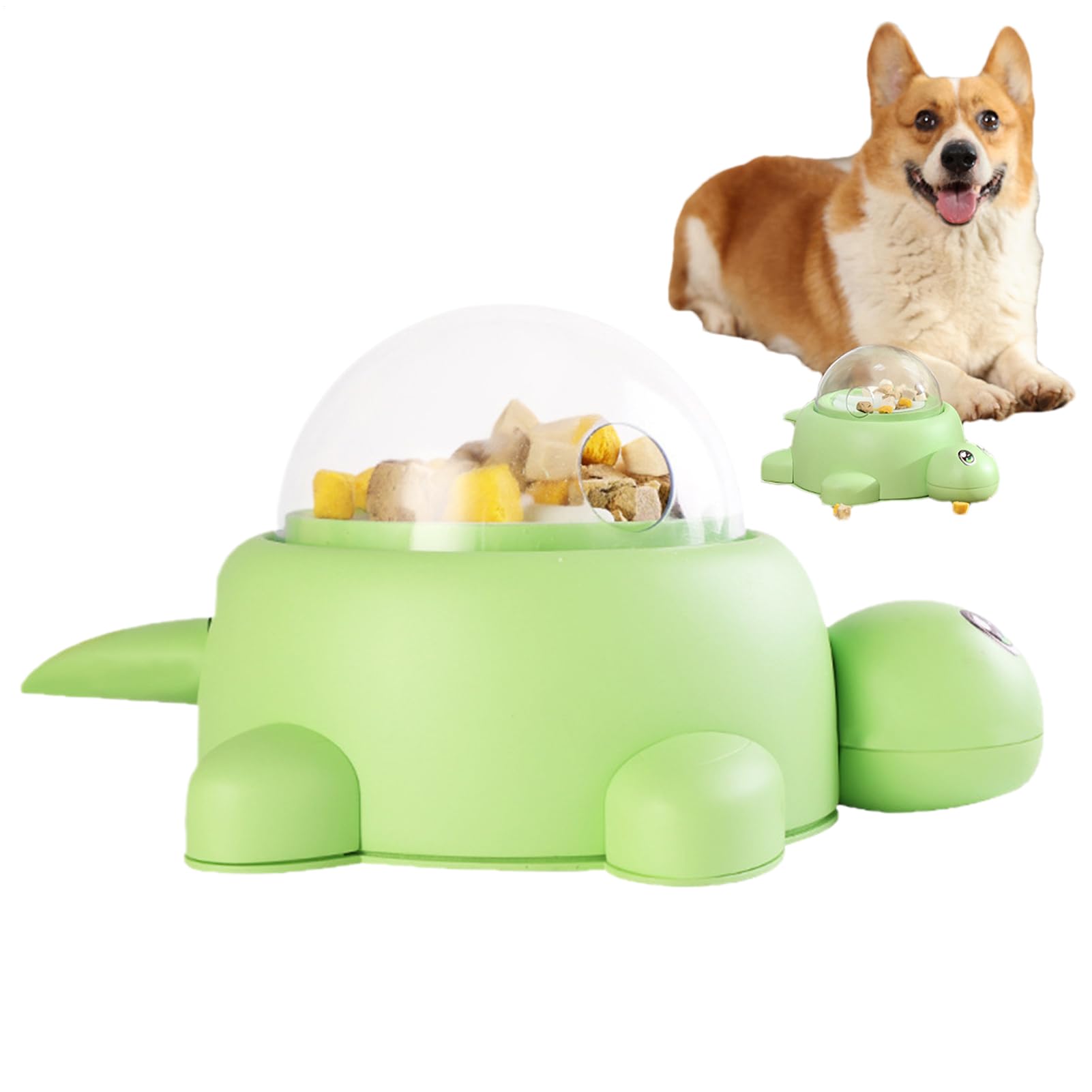 Contre l'ennui canin : le distributeur de friandises pour chien en tortue stimule son esprit