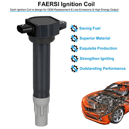 Ignition Coil Pack Of 6 Compatible With 2006-2010 Dodge Charger Magnum Nitro Challenger Avenger & Chrysl 300 Town & Country Sebring Pacifica 2.7L 3.5L 4.0L V6 For 4606869Aa 4606869Ab Uf502 #TOP1