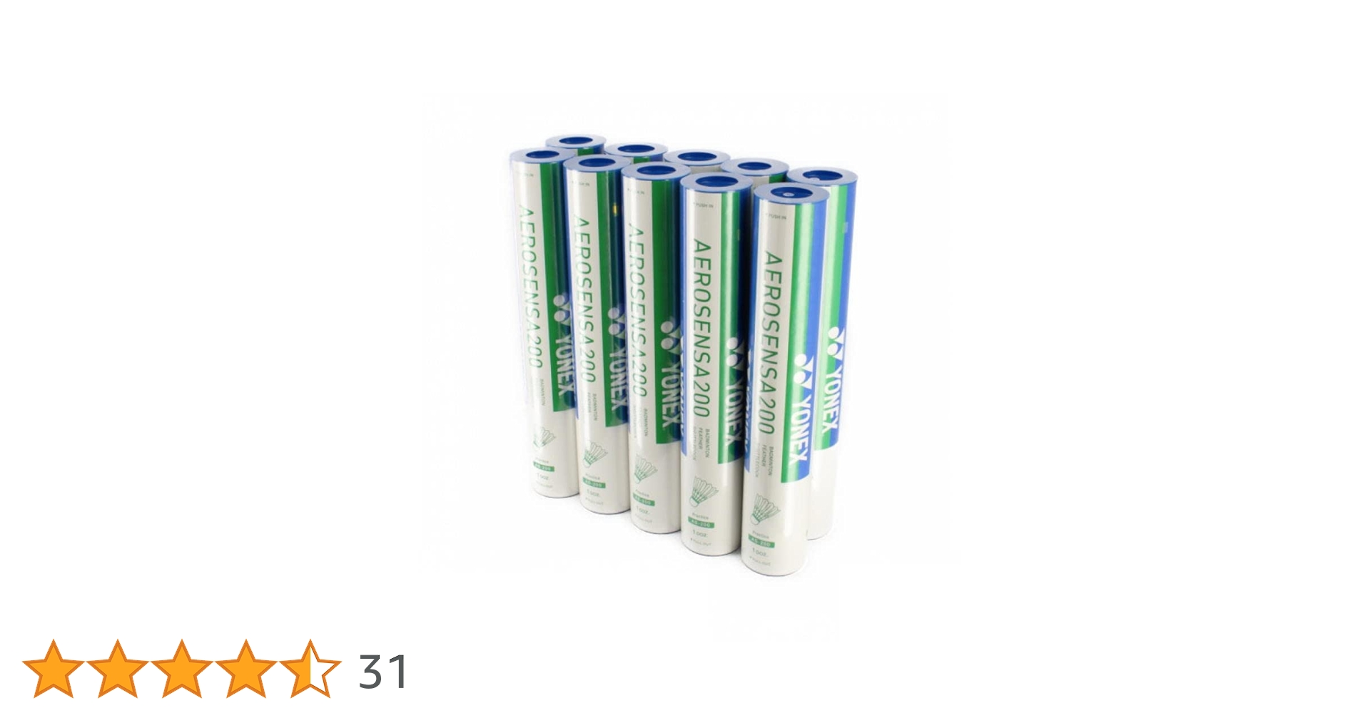 YONEX AEROSENSA400 5番　バドミントンシャトル　新品 Amazon | ヨネックス YONEX バドミントンシャトルコック エアロ