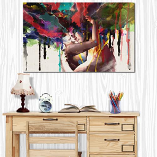 Art moderne de toile pour décoration maison tableau abstrait - 3