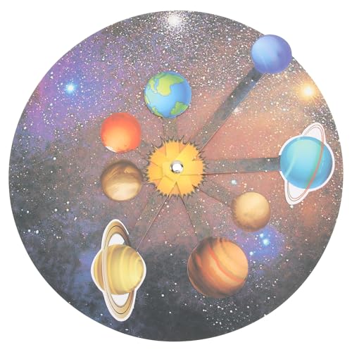 Toyvian Kit Materiales para Maquetas del Sistema Solar 2 Piezas Papel Seguro sin Olores Colores Vivos para Manualidades DIY Educativas y Juego Interactivo Infantil