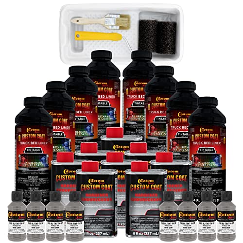 Image of Custom Coat Dove Gray 2 Gallon Roll-On Urethane Truck Bed Liner Kit