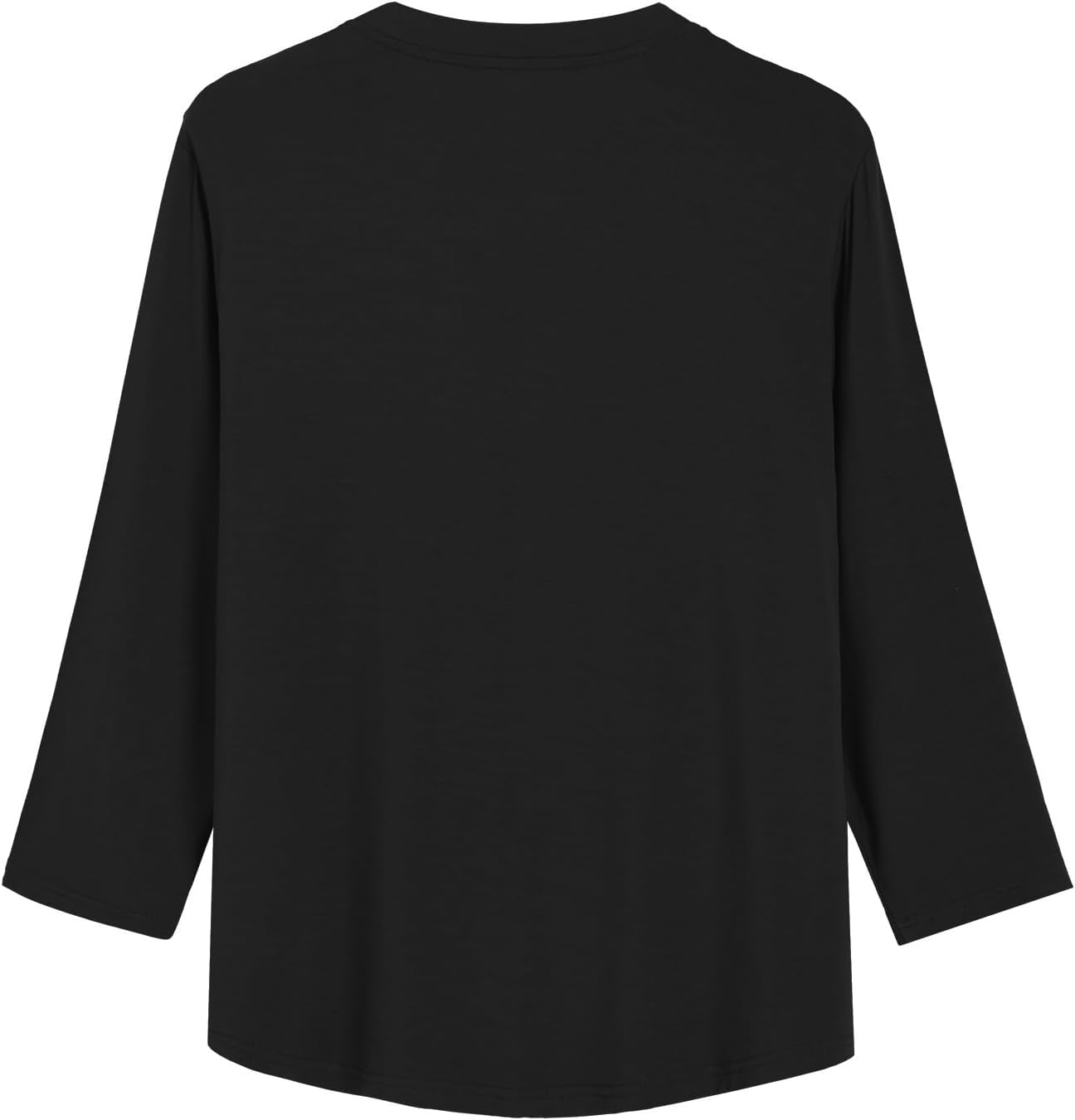 Latuza Women's Bamboo Viscose 3/4 Sleeve Pajama Top Button Up Pj Shirt - Image 2