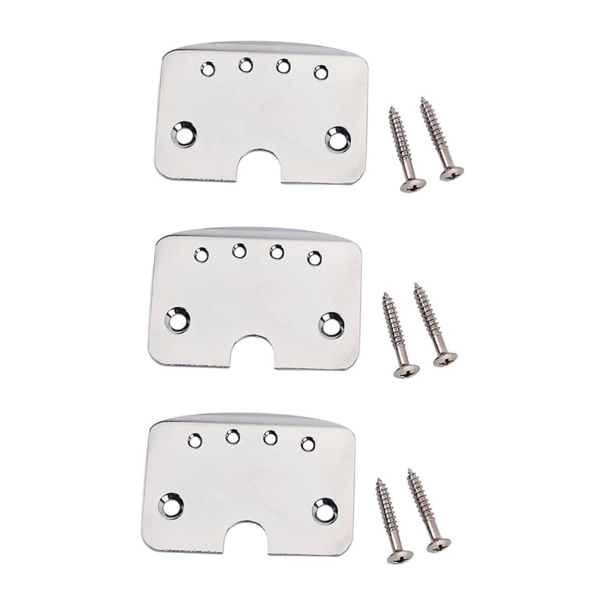 ibasenice 3sets Tailpiece Mounting Screw for Electric Guitar Guitar Accessories Metal Tailpiece Easy Installation 4string*3
