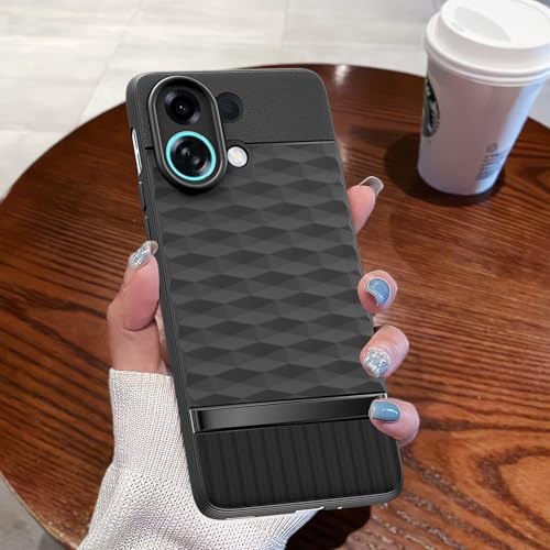 Image of Outlouders Back Cover for Oppo K13 Turbo 5G | Full Camera Protection | TPU Soft Flexible Shockproof Bumper Case (Black)