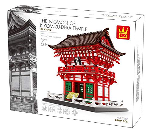 WANGE Das Niomon-Tor des Kiyomizu-dera-Tempels - Klemmbausteine - ArtikelNr. 6212, Teileanzahl: 2404