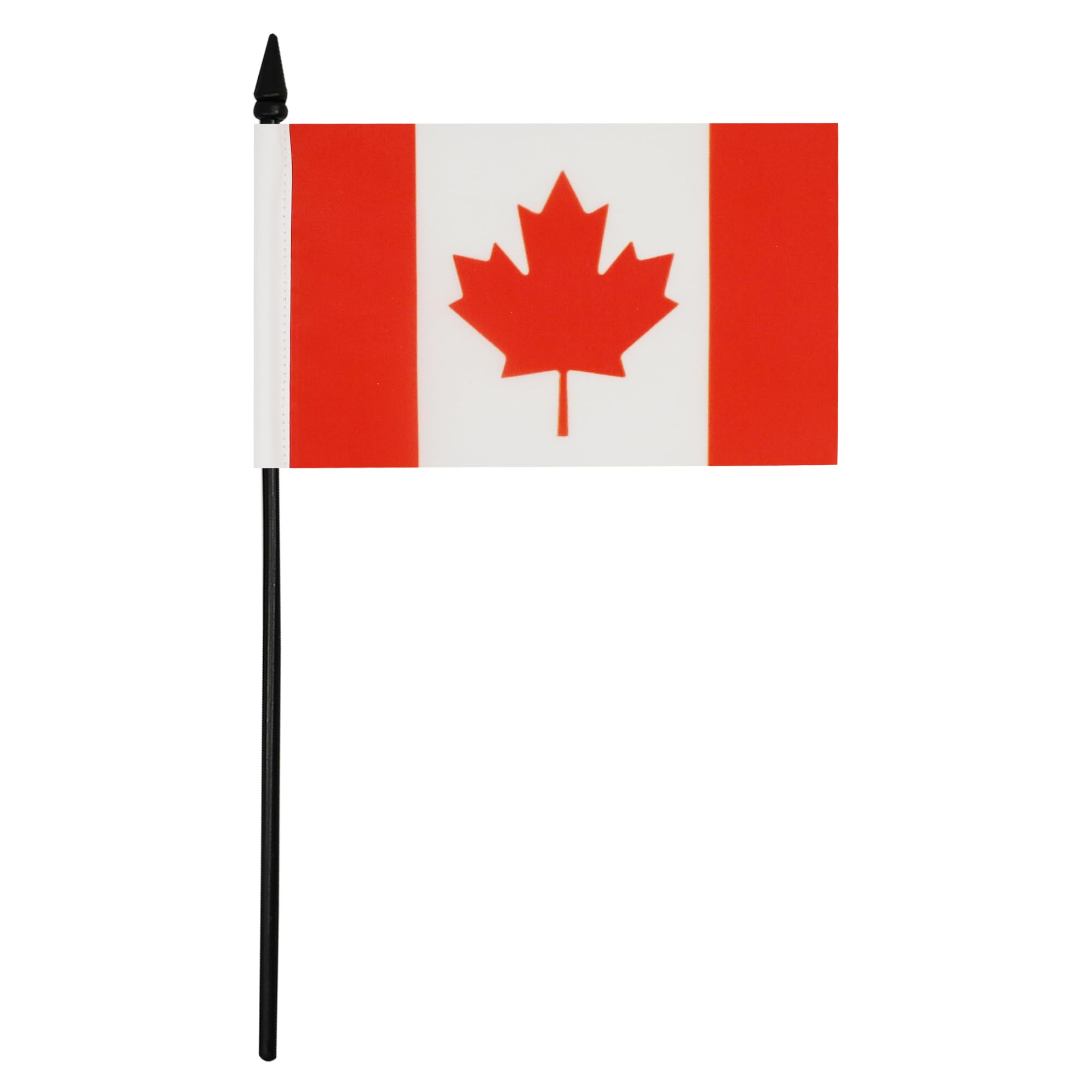 Bandierina Da Tavolo Nunavut - Bandiera Canadese 15x10cm Con Base Nera - Foto 4