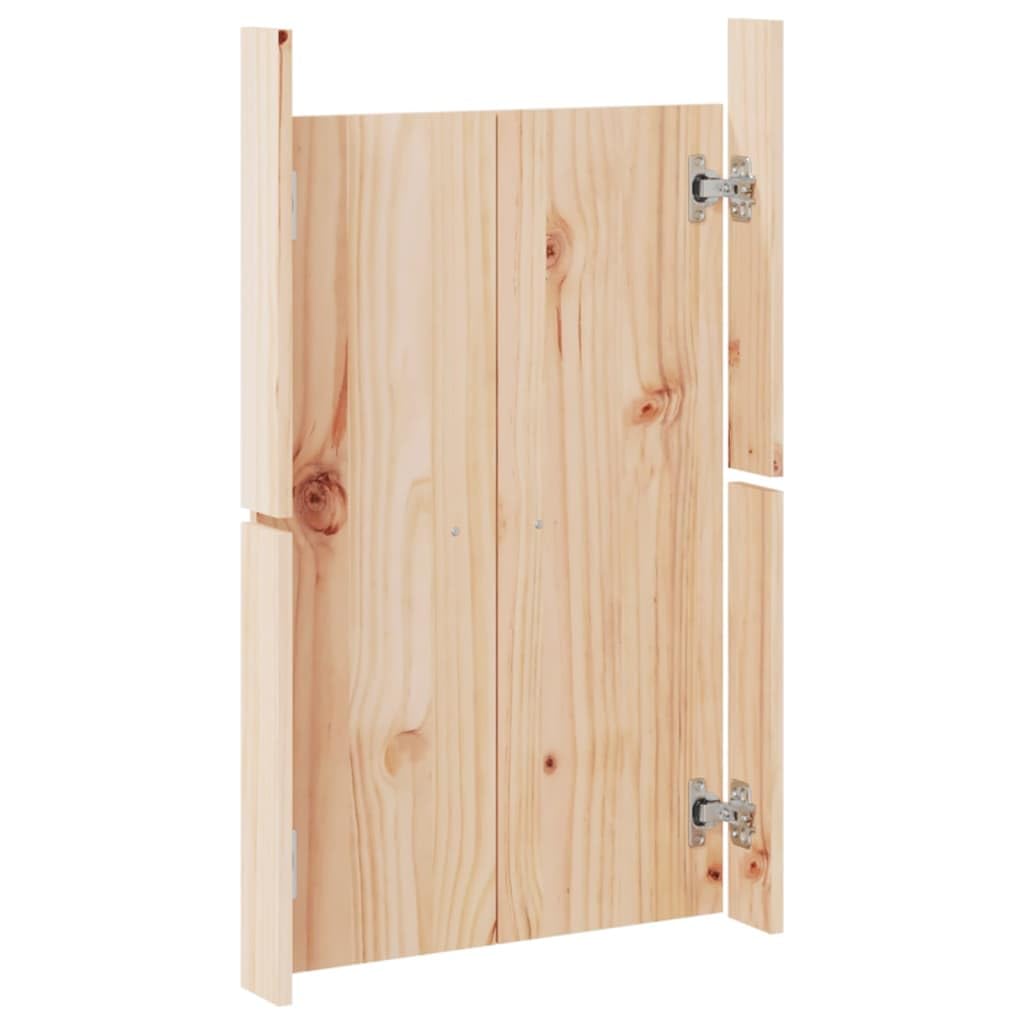 Puertas de cocina para exteriores, 2 unidades, 50 x 9 x 82 cm, madera maciza de pino