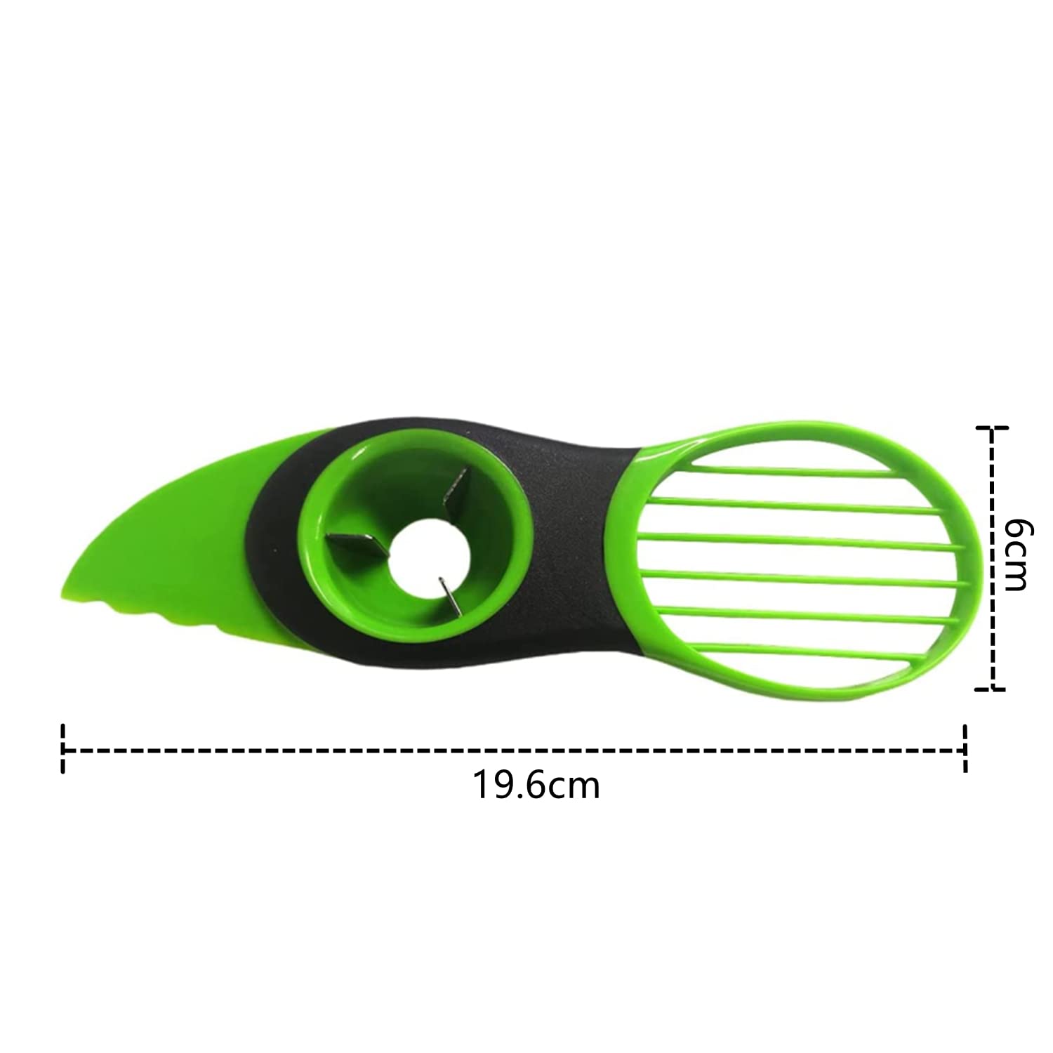 Tritatutto Multifunzionale 3-in-1 Per Avocado - Pelapatate, Snocciolatore E Affettatrice (2 Pezzi)