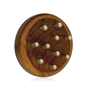 Kansa Massage Tool for Scalp and Body – Traditional Ayurveda Massager for Wellness and Relaxation, Ideal for Promoting Scalp and Body Care, Ayurvedic Kansa Tool