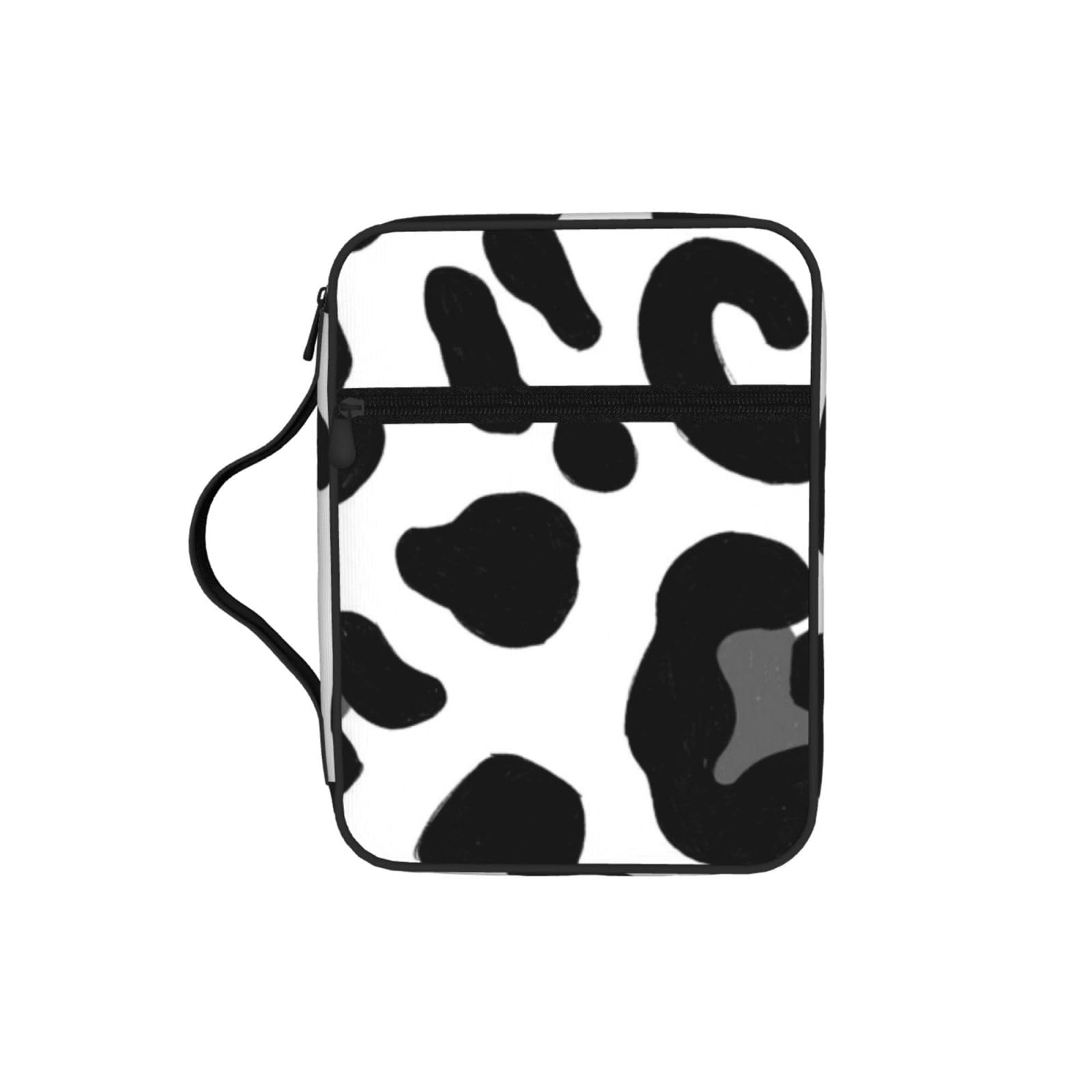 Leopard Print Bible Cover Case Waterproof Bible Bag With Handle Organizer Storage Book Cover For Bible Study