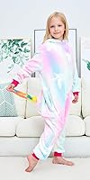 Vista 2 de Pijama unisex de unicornio para niños, disfraz de Halloween