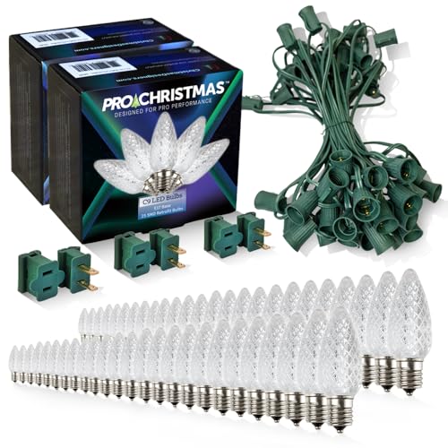 Pro Christmas C9 LED Christmas Light Kit for Rooflines &