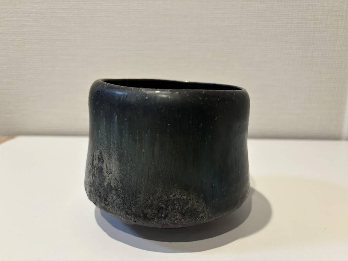 Black Arita Rice Bowl, Chojiro, Tea Utensils, Omotesenke Urasenke, Urasenke, Kazu Yanagishita, Horiichiro, Ryotaro Kato, Naoto Yano, Eijiro Tokunaga, Eijiro Rakichizaemon, Sugimoto Sadamitsu