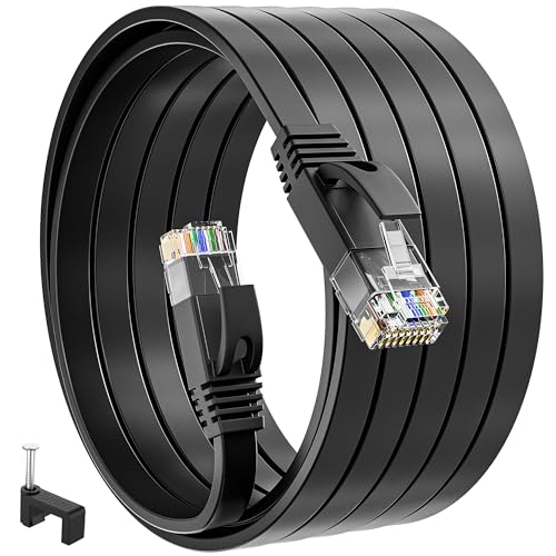 Cavo Ethernet (5M) Cavo Ethernet Cat 8, Cavo di rete LAN RJ45 SFTP Velocità 40 Gbit/s / 2000 MHz