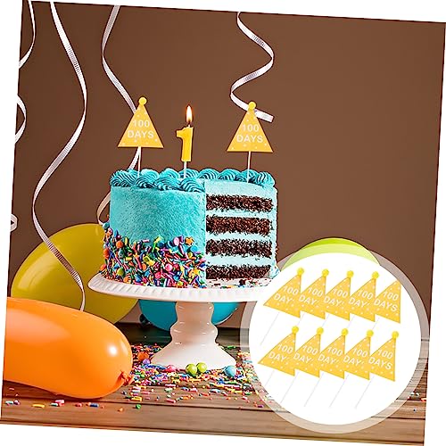 Luxshiny 10 Pçs Cupcake Cake Flags De Bautizo Para Decoração Infantil Mini Copos De Papel Decoração
