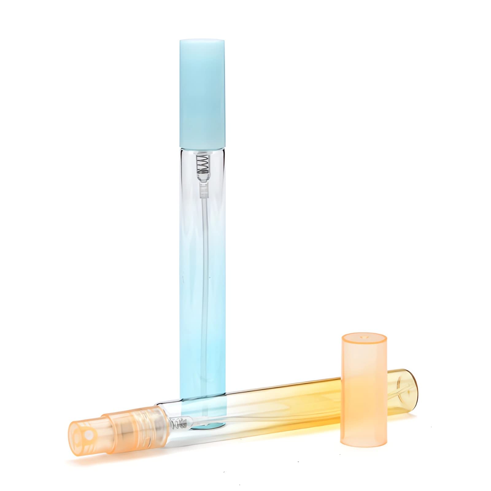 48 Pezzi 10ml Gradiente Giallo Bottiglie Atomizzatore di Profumo flacone spray Con Sprayer per Viaggiare Festa Appuntamento Vita Quotidiana+ 1 x imbuto