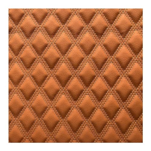 Similicuir d'ameublement orange souple et résistant pour patchwork