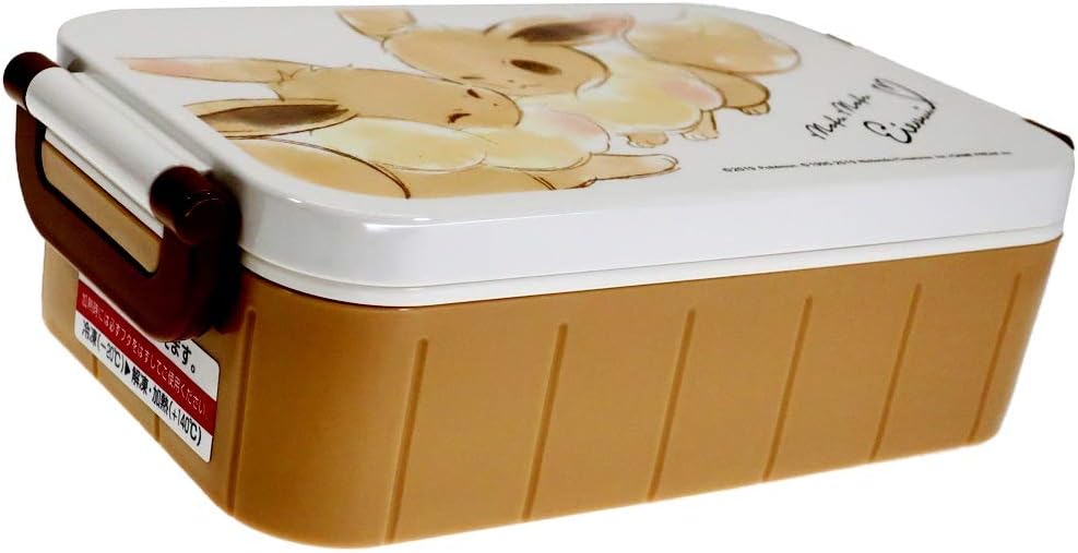 Amazon Co Jp ポケットモンスター お弁当箱 箸付き 1段ランチボックス イーブイ ポケモン ホーム キッチン