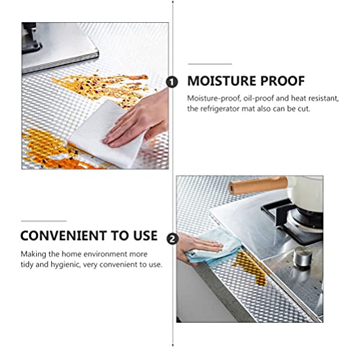 1 Unidade Tapete De Armário De Cozinha Tapetes à Prova De Óleo Adesivos De Backsplash De Cozinha For