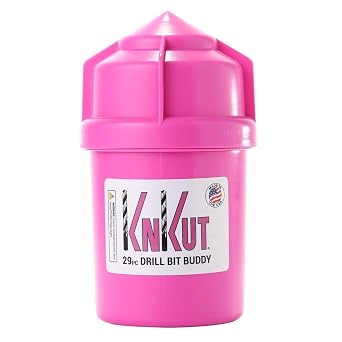 29KK5DB-PK KnKut Pink 29 Piece Drill Buddy Jobber Length Drill Bit Set 1/16"-1/2" by 64ths KNK-29KK5DB-PK