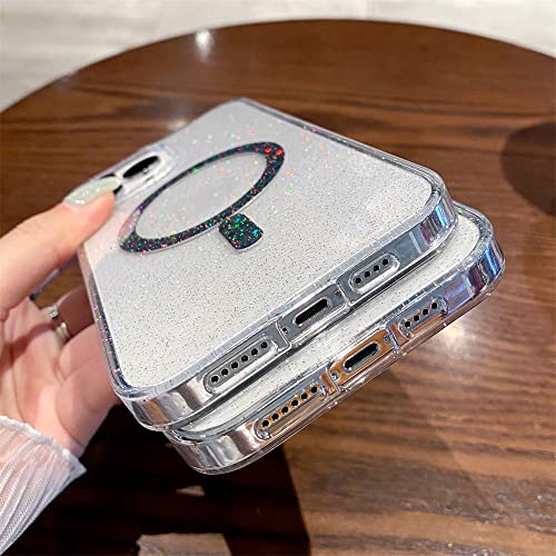 Coque transparente iPhone 11 anti-rayures à paillettes laser de luxe - 6
