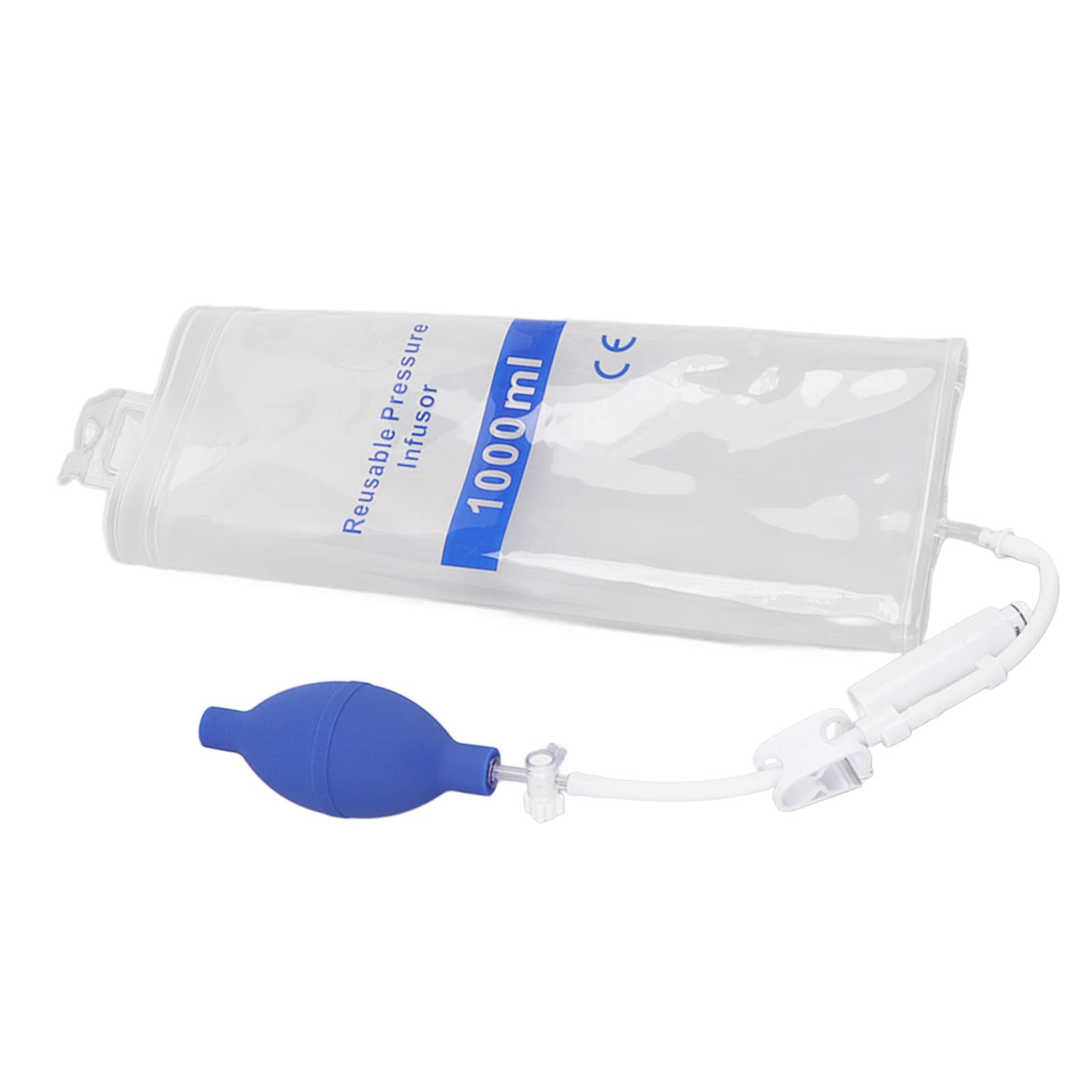 Druckinfusionsbeutel 1000 Ml für Blut- und Flüssigkeitsschnellinfusion, 1000 Ml Druckinfusionsbeutel für Blut- und Flüssigkeitsschnellinfusion mit Druckanzeigesäule für Krankenhausnotfälle