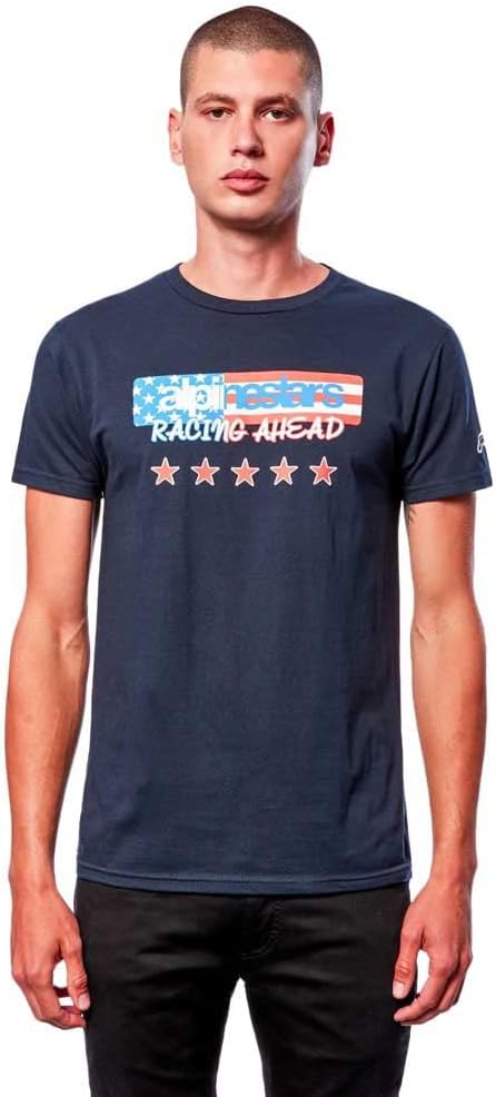 Alpinestars 1213-72610-70-XXL: Usa Again Tee Navy 2X