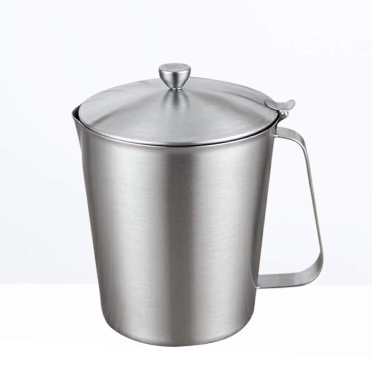 Misurino Graduato in Acciaio Inox 1000ml con Coperchio