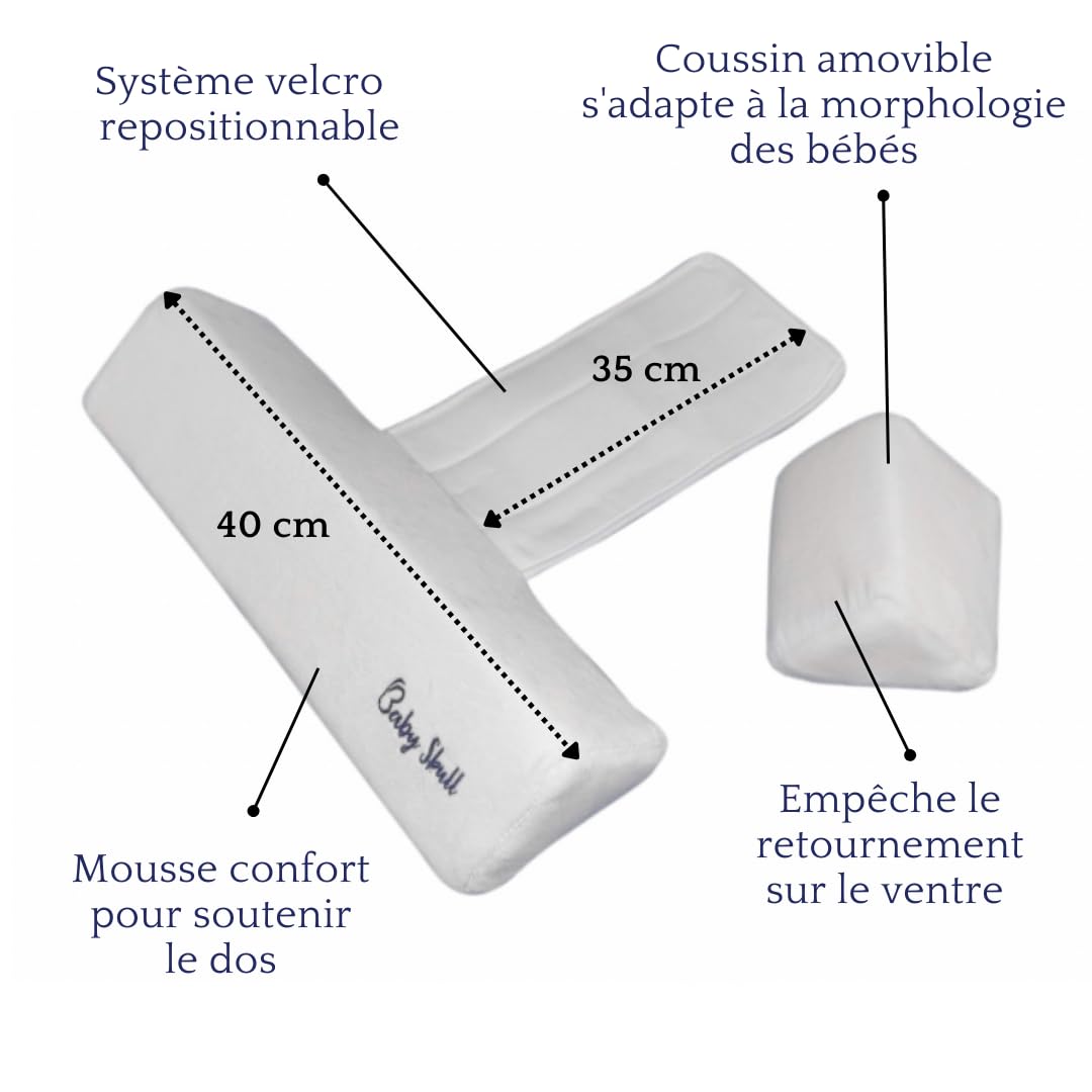 Cale Bébé Ajustable - Coussin Amovible