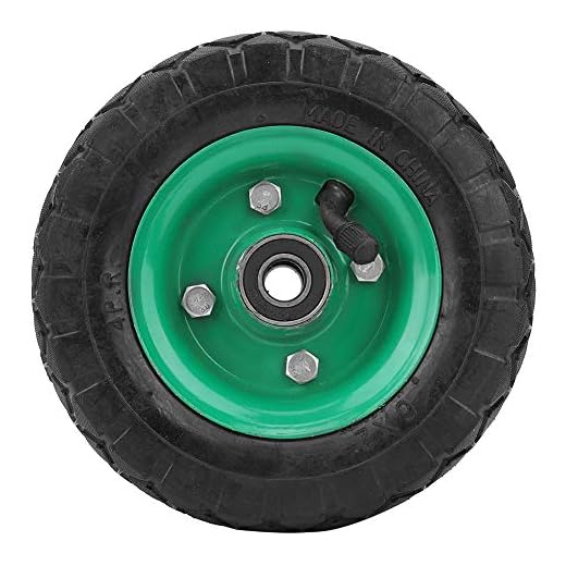 Aufblasbarer Reifen, verschleißfester 6-Zoll-Radreifen Industriequalität 250 kg 36 psi für Werkzeugwagen