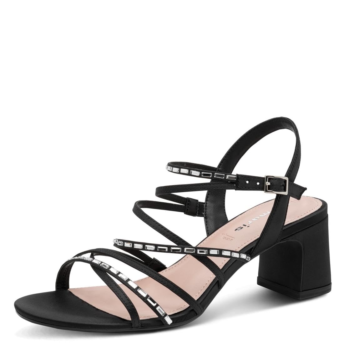 Tamaris Women’s sandal with stiletto heel black 5 UK
