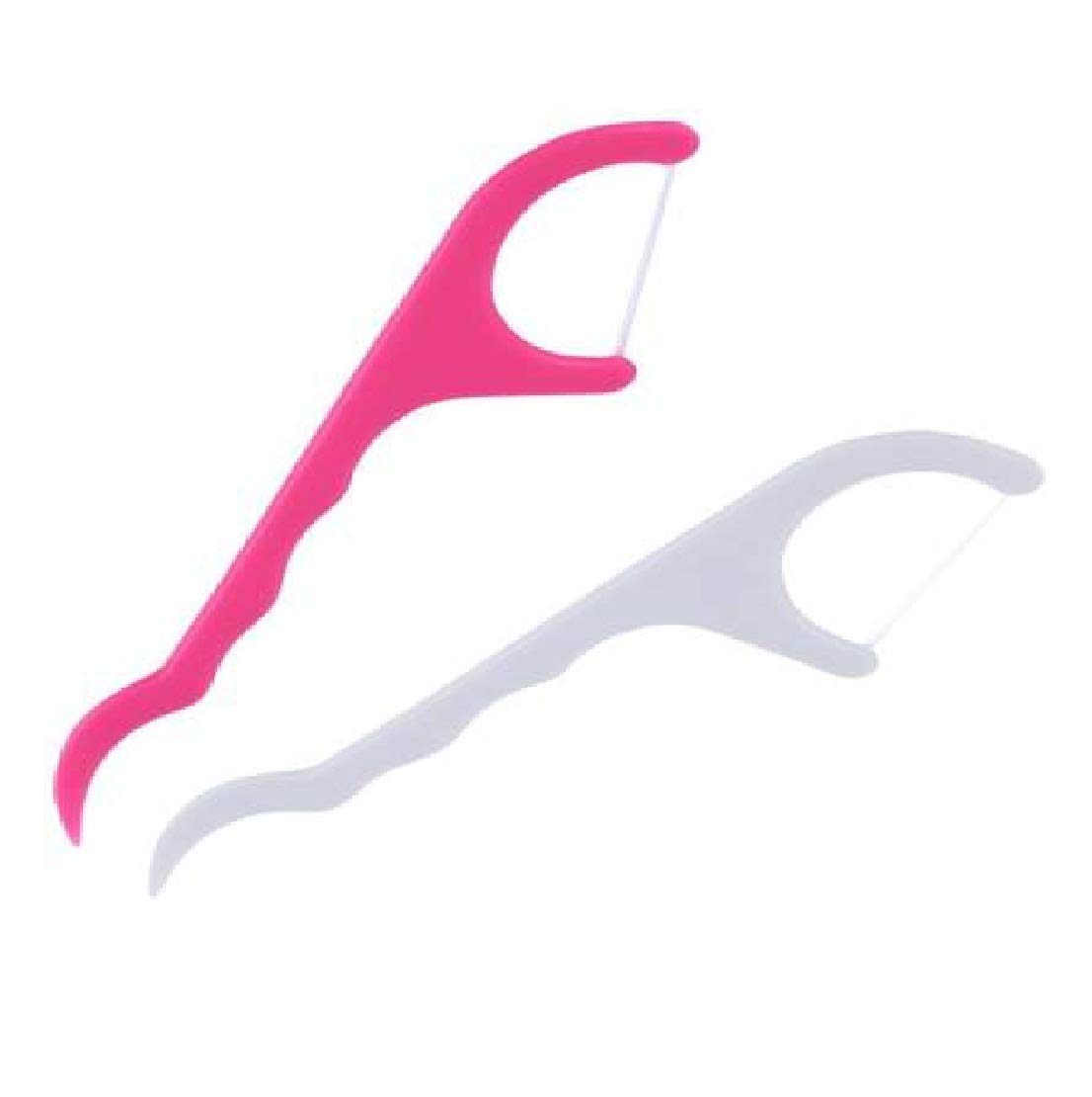 Avnish enterprise Dental Tooth Pick Plastic Stick With Handle (40 pcs)