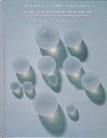 Introductory statistics for behavioral research 0030040434 Book Cover