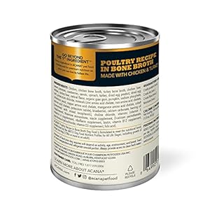 Acana Premium Chunks Moist Canine Meals Poultry Recipe in Rooster and Turkey Bone Broth 128oz case of 12  Cucciolini Doodles Acana premium chunks moist canine meals poultry recipe in rooster and turkey bone broth 12 8oz case of 12   cucciolini doodles