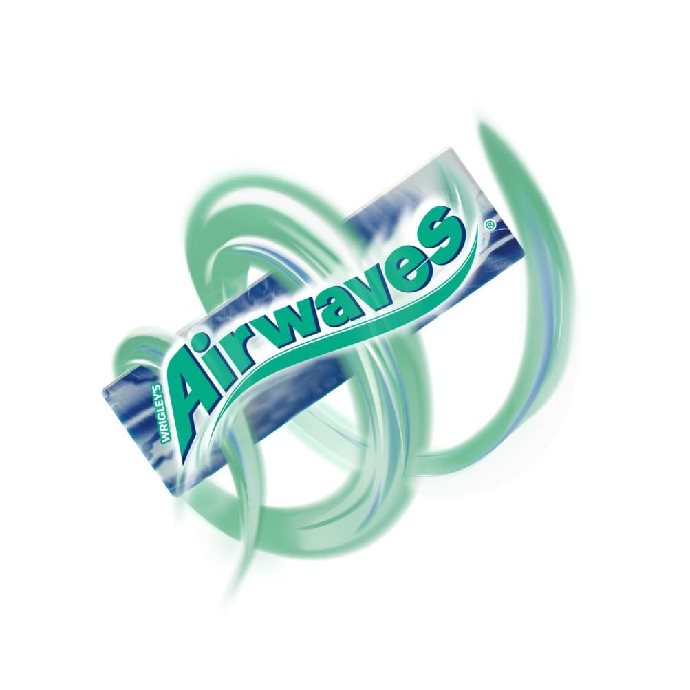 Airwaves Kaugummi Zuckerfrei, Strong Gum, 30 x 12 Dragees, Großpackung Chewing Gum, Kaugummi ohne Zucker mit Minz Frische (360 Dragees)
