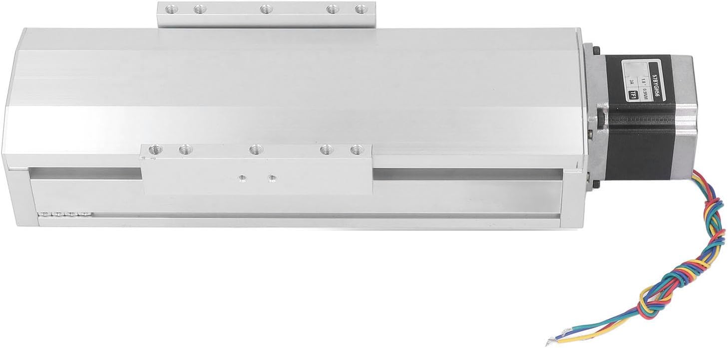 Electric Linear Motion Rail Actuator Convenient Aluminum Alloy Material Sandblasted 100mm Stroke Dust Cover