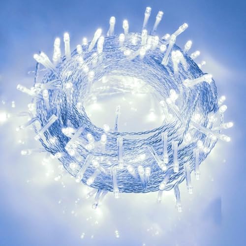 Image of One94Store LED Pixel String Light Pack of 10 - 36 Ft Copper Wire Fairy Lights, Bright White Decorative Lights for Diwali Decoration, Home Decor, Pooja, Festival, Christmas, Wedding & Party