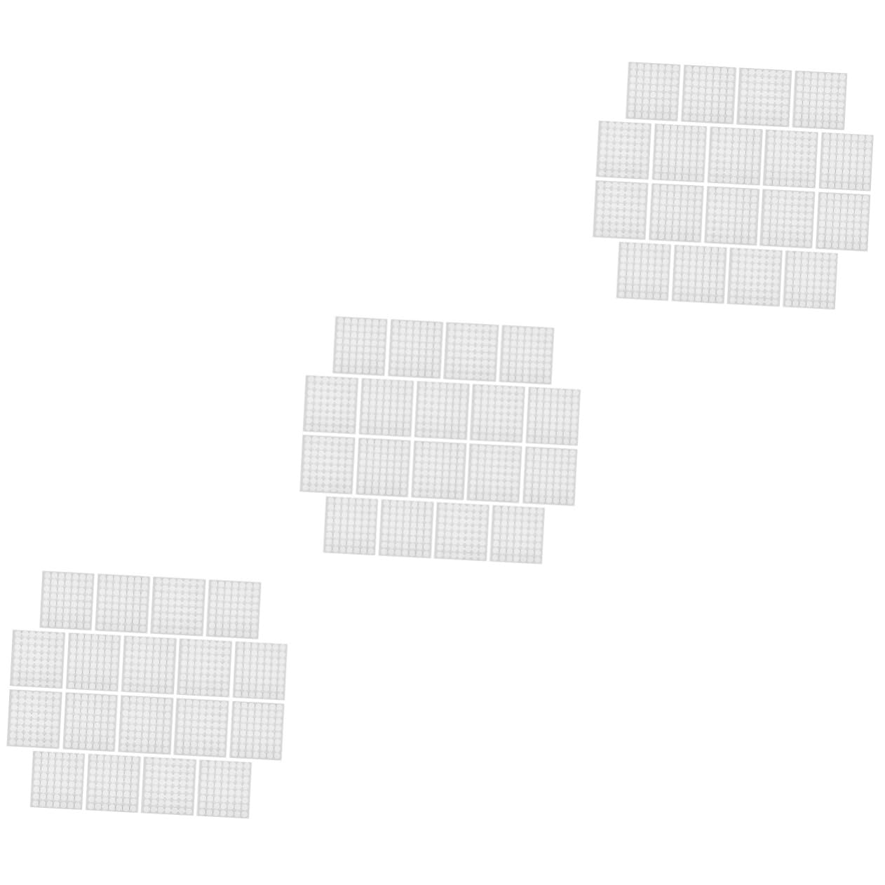 HOMSFOU 3 Sätze Doppelseitige Klebepunkte Für Diy Projekte Starke Selbstklebende Dot Sticker Durchmesser Für Wandkunst Karten Und Bastelarbeiten 18 Blätter * 3