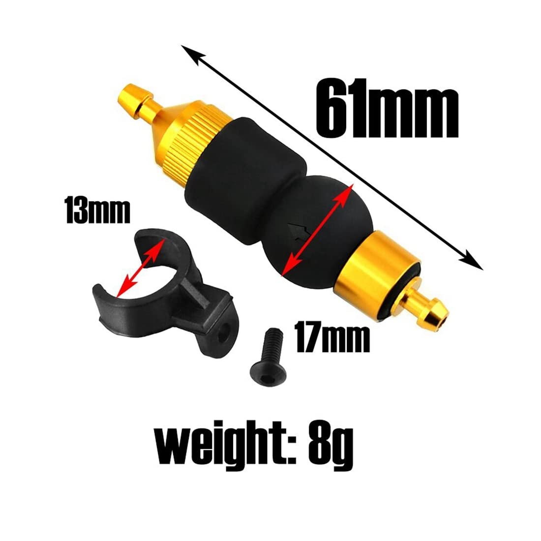 Fuel Filter Nitro Engine Manual Oil Pump Fuel Tank Spare Parts Compatible with 1/8 1/10 RC Model Car HSP Kyosho Redcat Himoto HPI (Color : Blue)