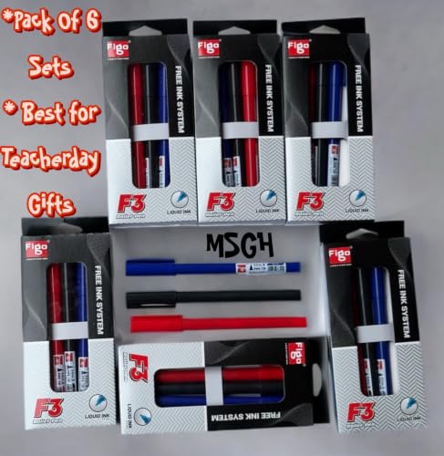 Image of MSGH Figo Fomo Panda Liquid Roller Pen (F3 Roller PEN 6 Set)